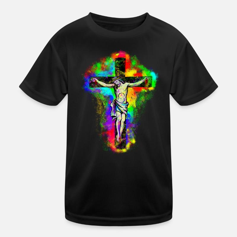 Croix de Jésus-Christ T-shirt sport Enfant