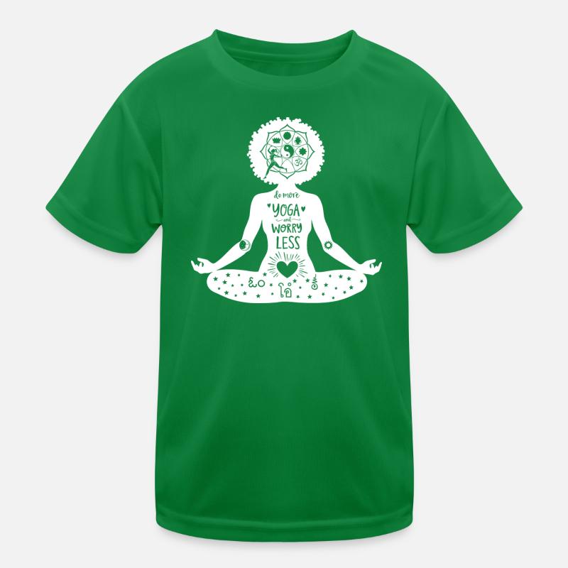 Yoga Kunst #4 Kinder Funktions-T-Shirt