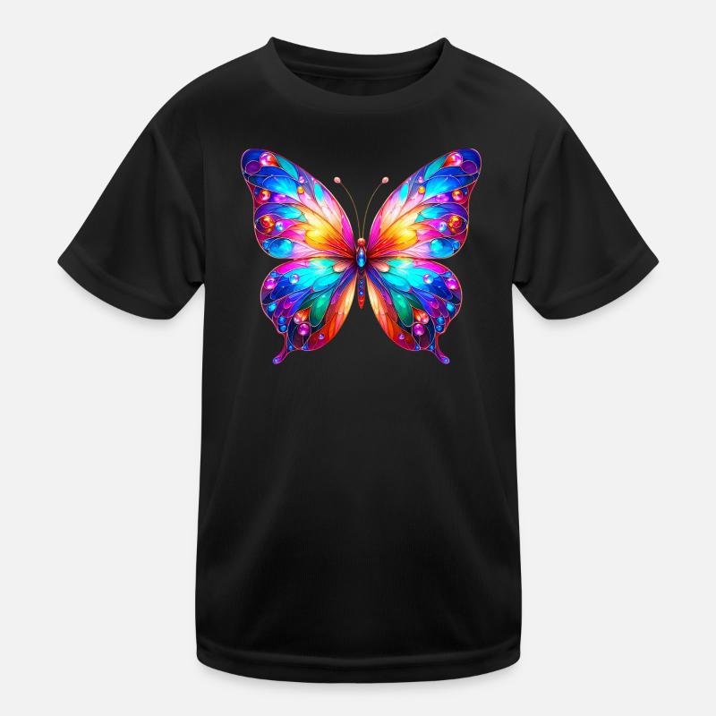 Schmetterling Kinder Funktions-T-Shirt