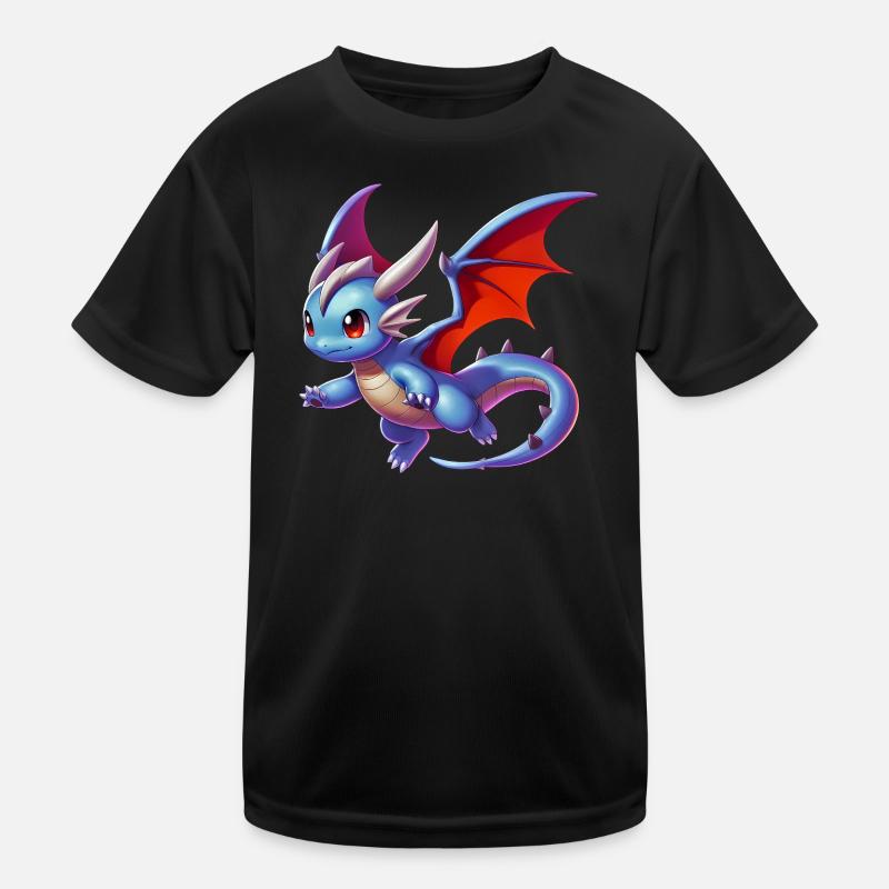 Drache Kinder Funktions-T-Shirt