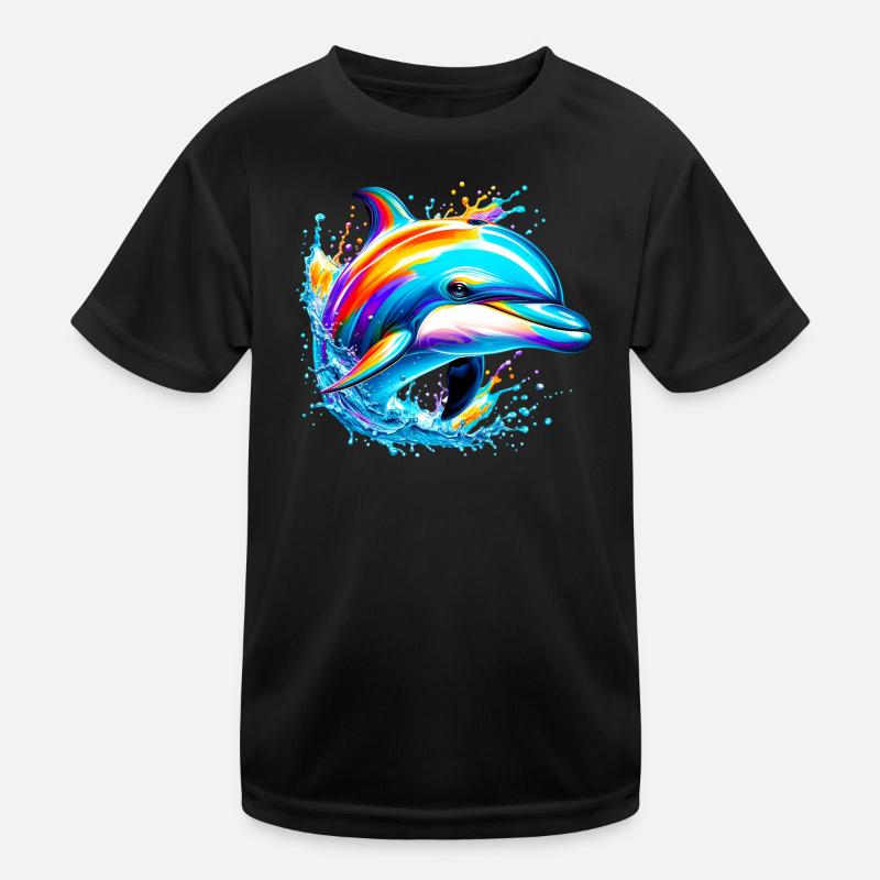 Delfin Kinder Funktions-T-Shirt