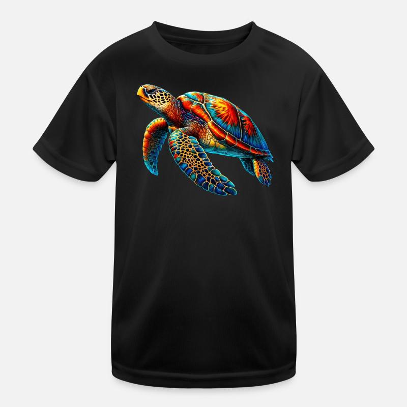 Sea turtle Kids Functional T-Shirt