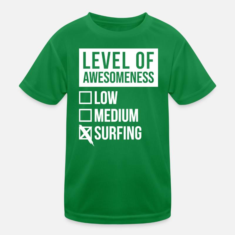 Surfing Kids Functional T-Shirt