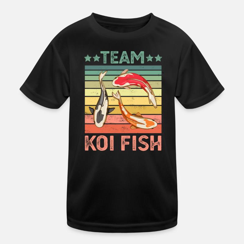 Koi Fish Kids Functional T-Shirt