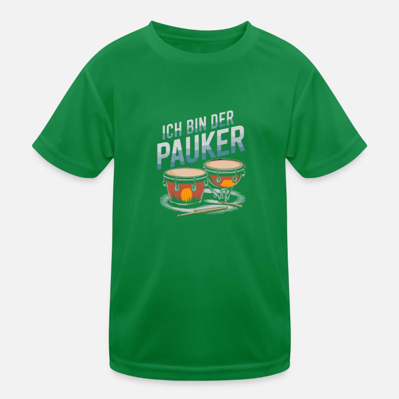 Ich Bin Der Pauker – Rhythmus Im Blut Kinder Funktions-T-Shirt