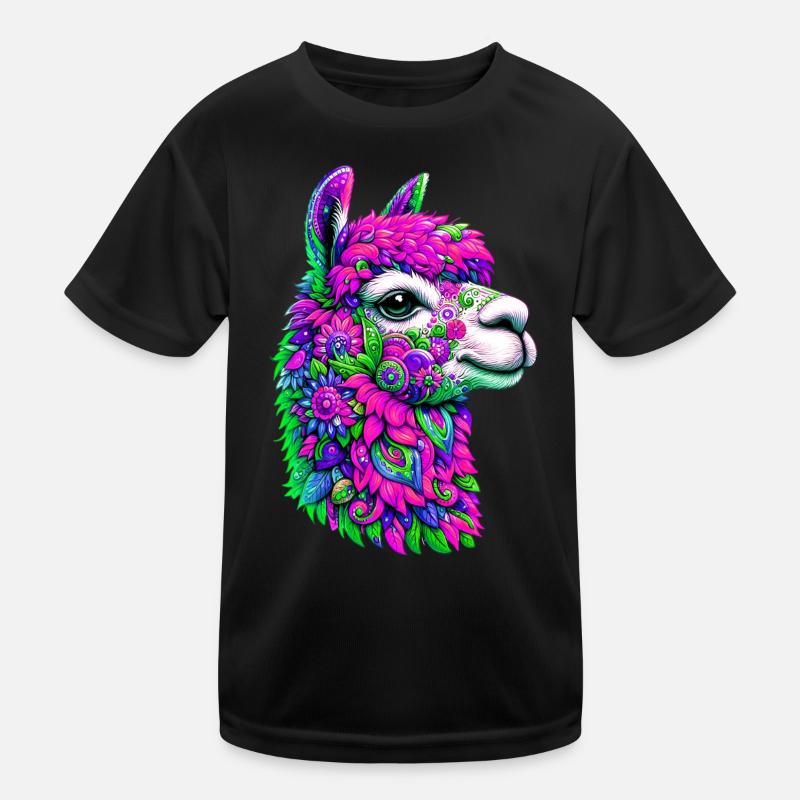 Alpaka Kinder Funktions-T-Shirt