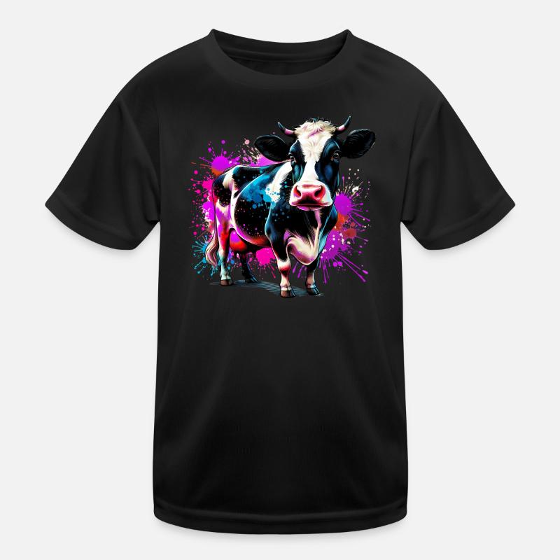 Vache T-shirt sport Enfant