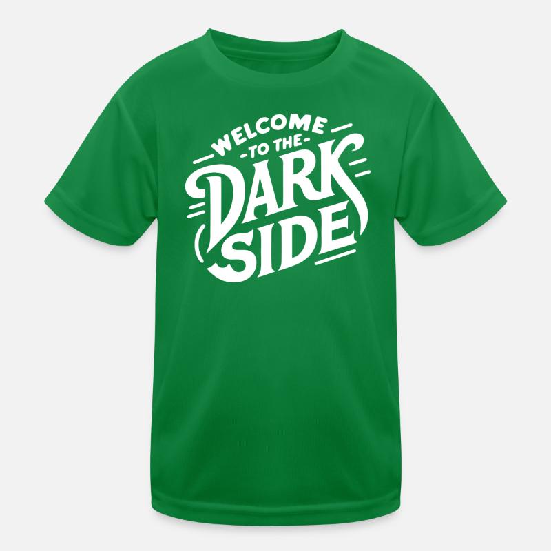 Die dunkle Seite (dunkel) Kinder Funktions-T-Shirt