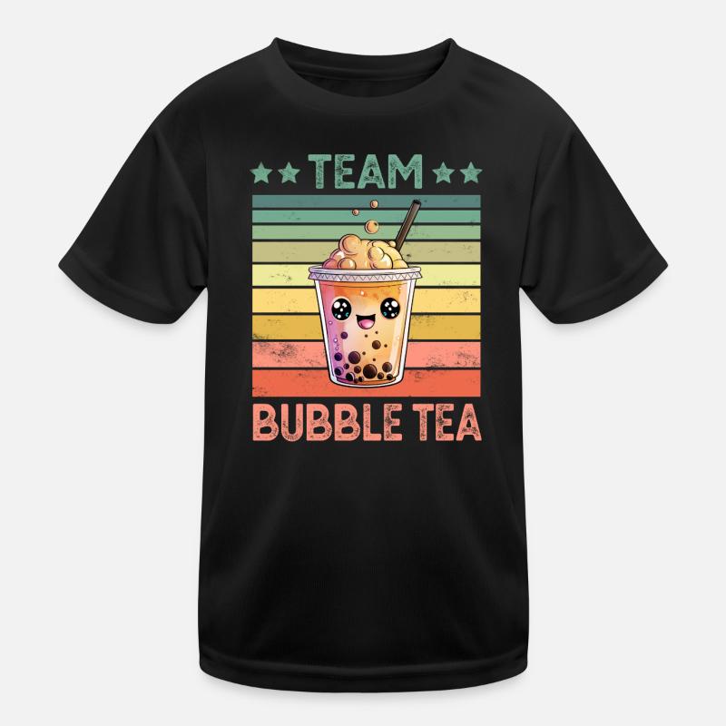 Bubble Tea Kids Functional T-Shirt