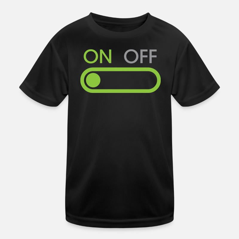 on button - Streamer und Gamer Kinder Funktions-T-Shirt