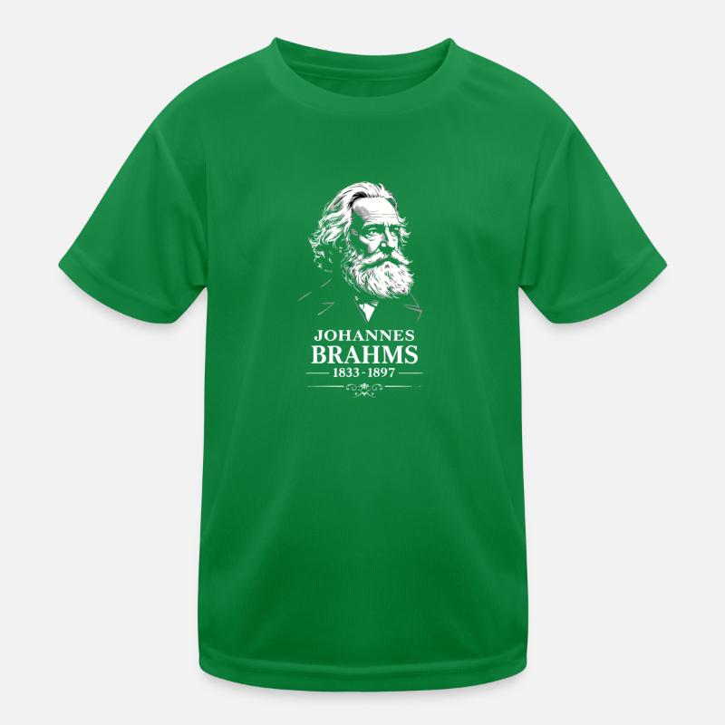 Johannes Brahms Komponist Dirigent Pianist Kinder Funktions-T-Shirt