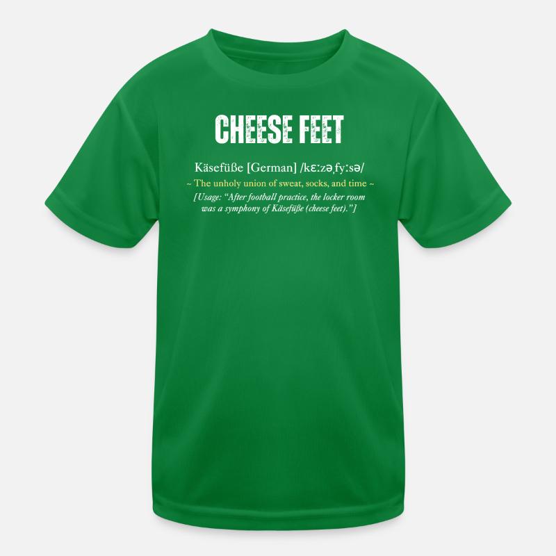 Définition de « Cheese Feet » avec T-shirt sport Enfant