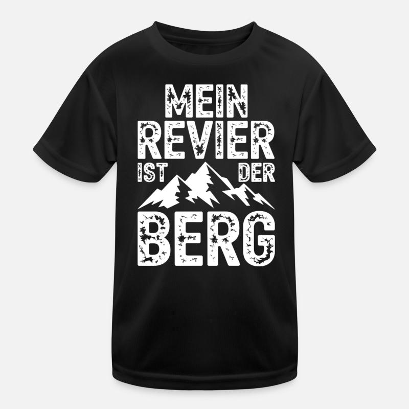 My territory is the mountain Kids Functional T-Shirt