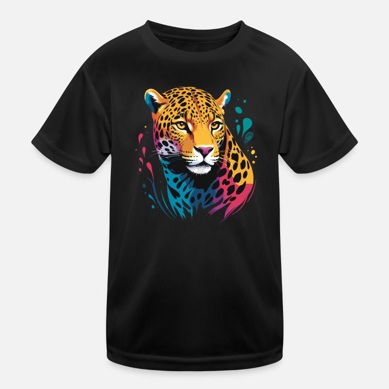 Jaguar Head RENDERED Kids Functional T-Shirt