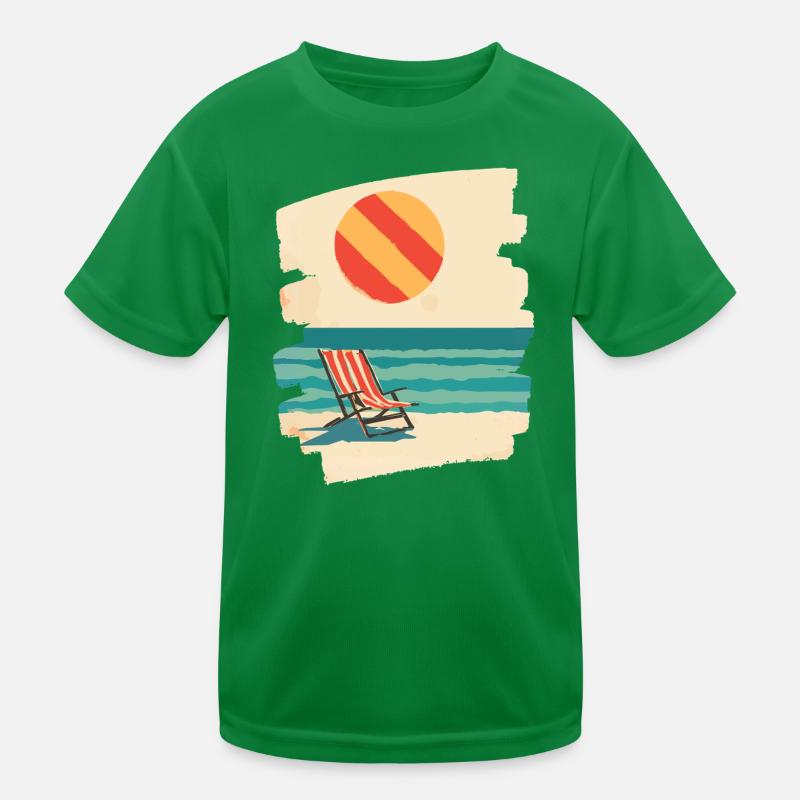 Plage du soleil d’été T-shirt sport Enfant