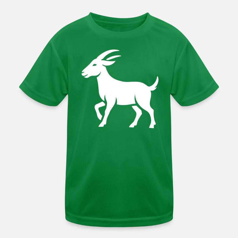 Geißbock Kinder Funktions-T-Shirt