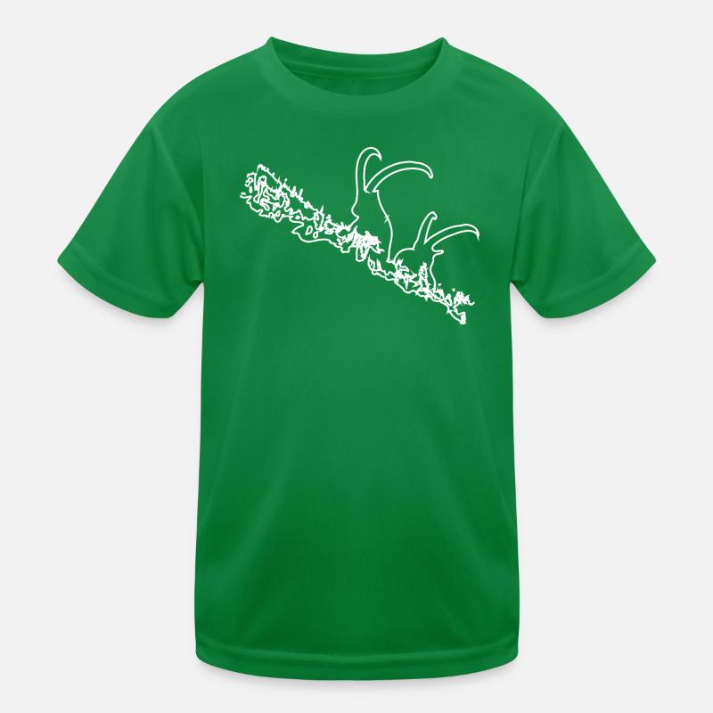 Steinböcke Kinder Funktions-T-Shirt
