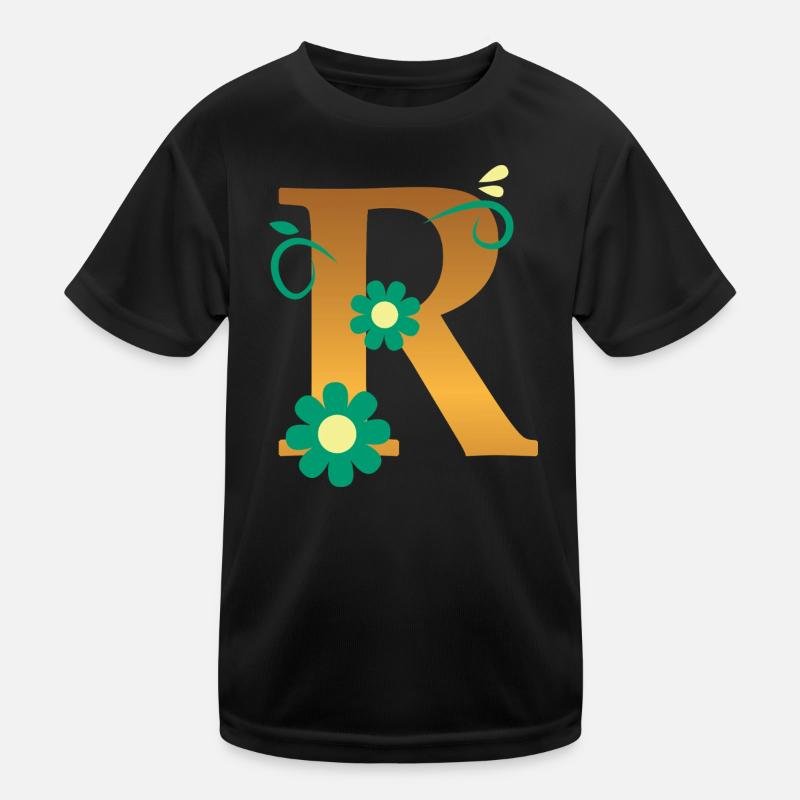 R - Kids Functional T-Shirt - black