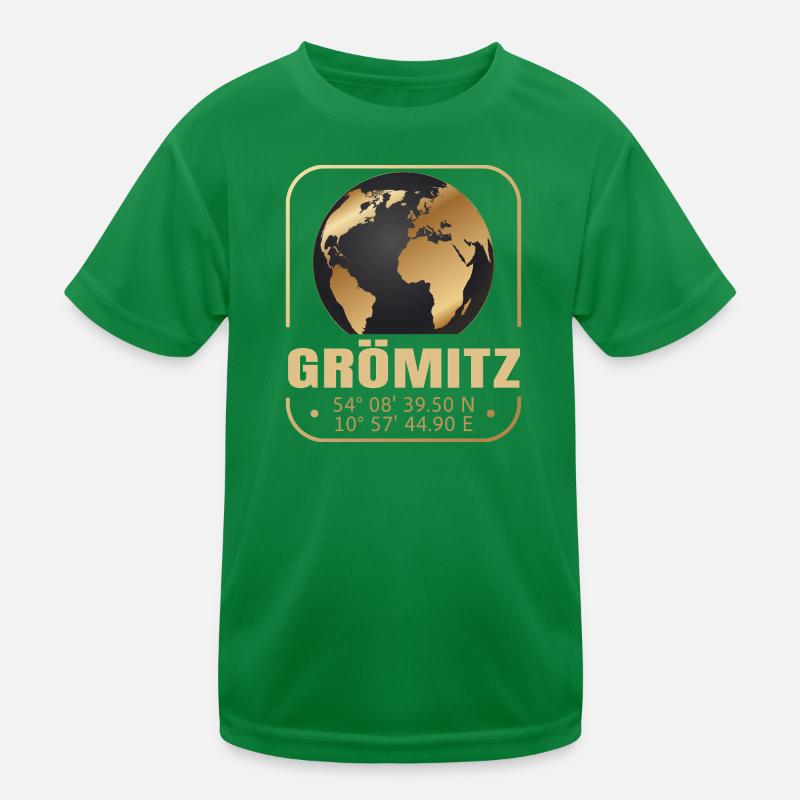 Grömitz Kinder Funktions-T-Shirt