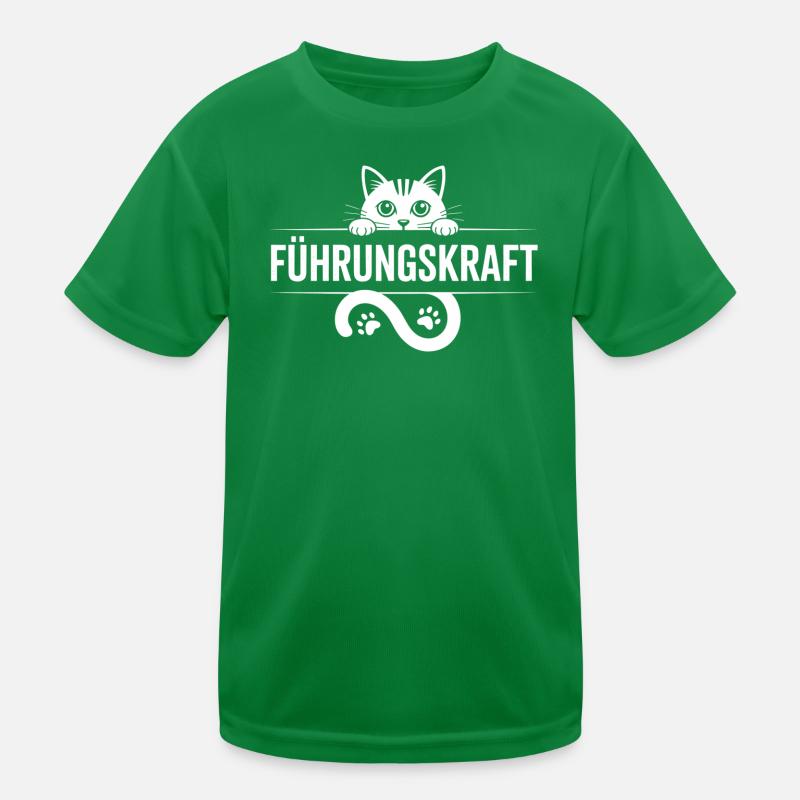 Motif de chat Executive Design T-shirt sport Enfant