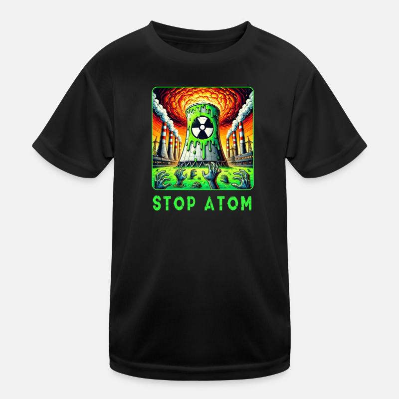 Stop Atom – Radioactive Kids Functional T-Shirt