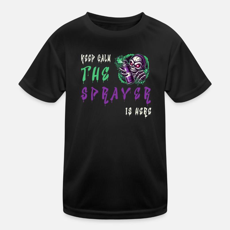 Keep Calm – The Sprayer Kids Functional T-Shirt