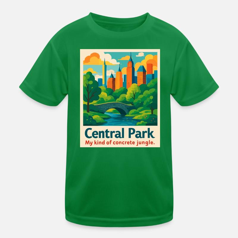 Central Park Vibes Kids Functional T-Shirt
