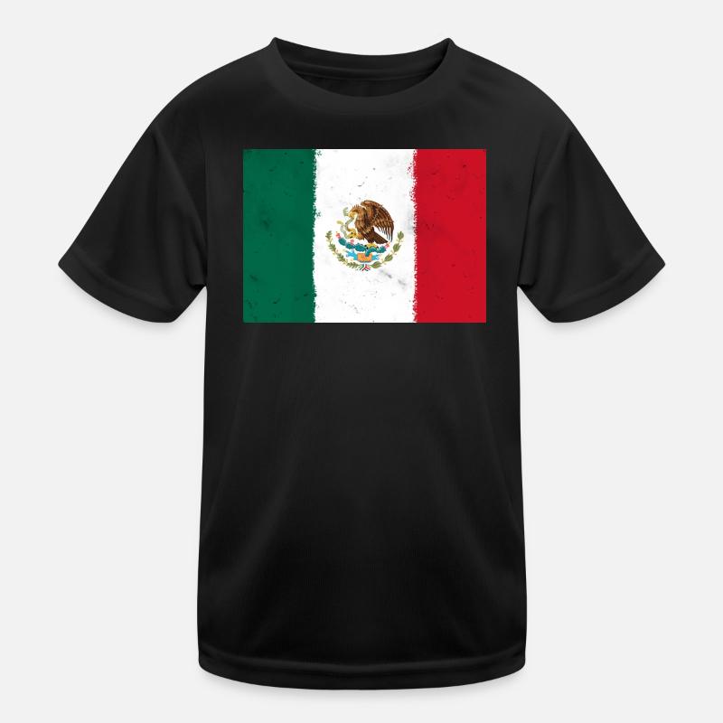 Drapeau du Mexique T-shirt sport Enfant