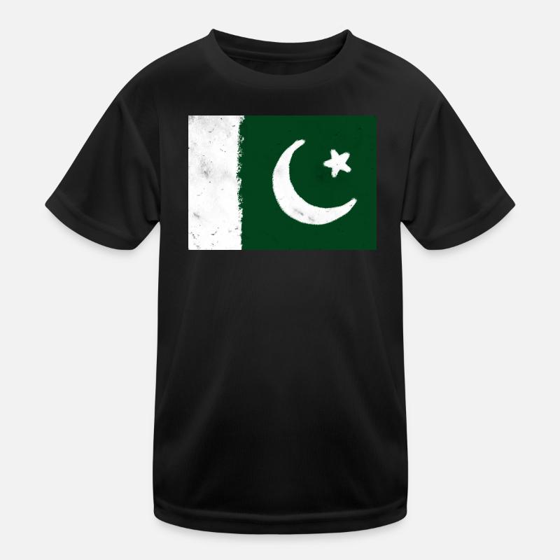 Drapeau du Pakistan T-shirt sport Enfant