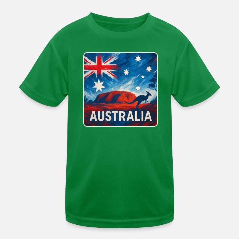 Conception de l’Outback australien T-shirt sport Enfant