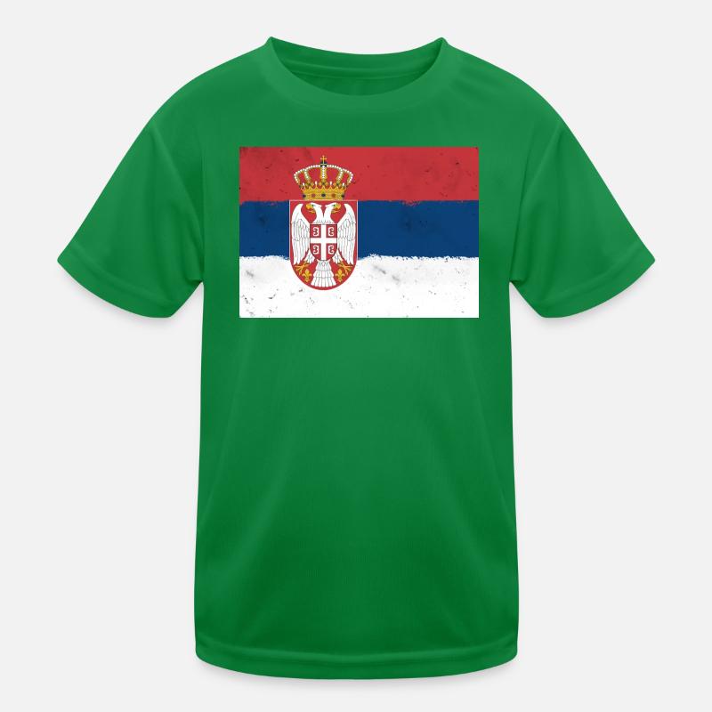 Drapeau de la Serbie T-shirt sport Enfant