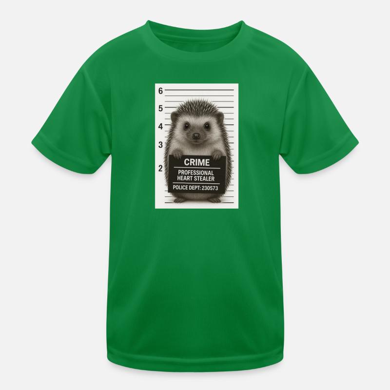 Hérisson criminel T-shirt sport Enfant