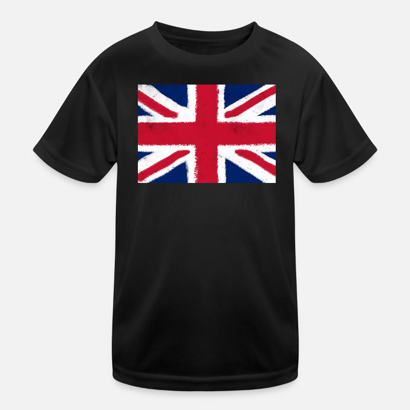 Drapeau du Royaume-Uni T-shirt sport Enfant