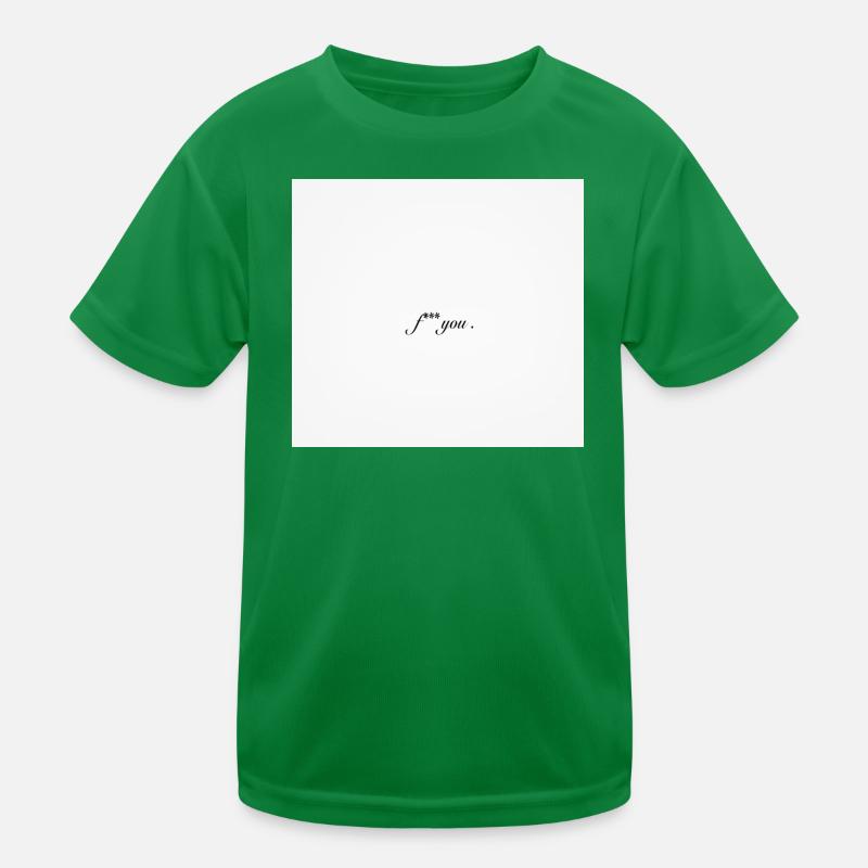 Bold Censored Profanity Statement Design Kids Functional T-Shirt