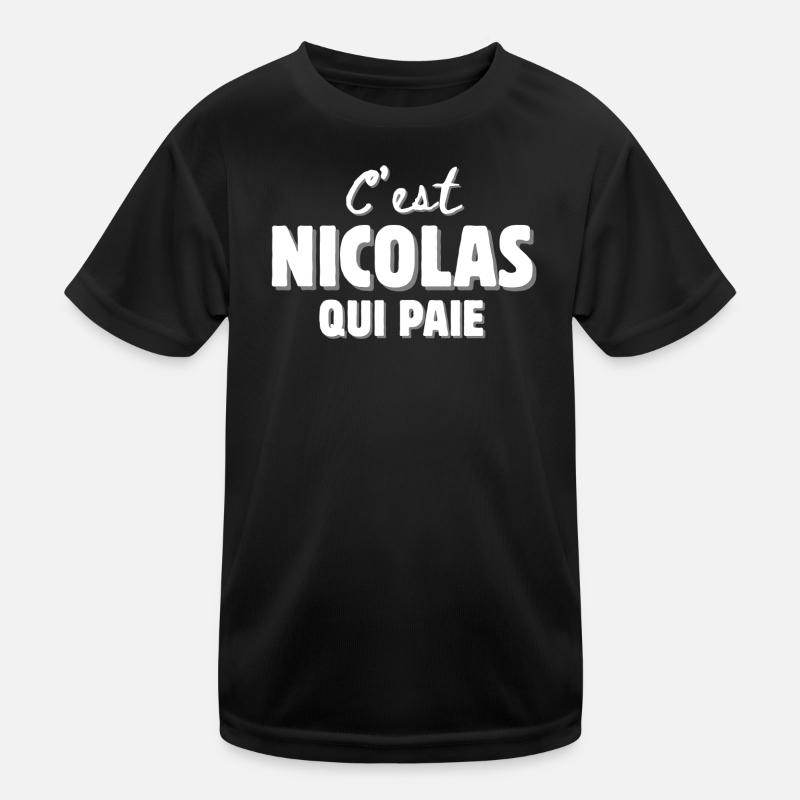 Nicholas. First name Nicolas Kids Functional T-Shirt