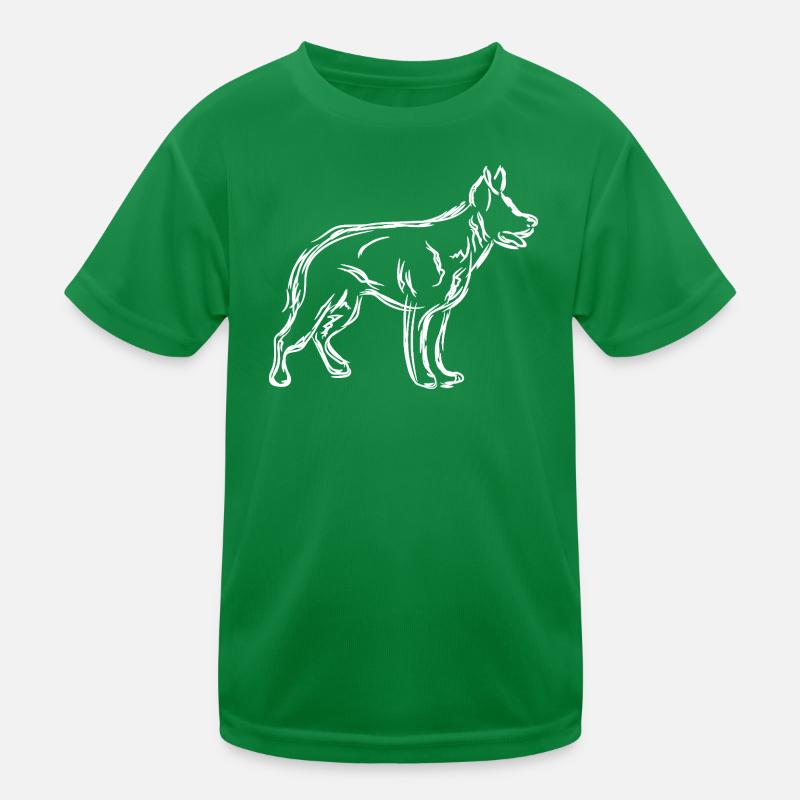 Schäferhund Kinder Funktions-T-Shirt