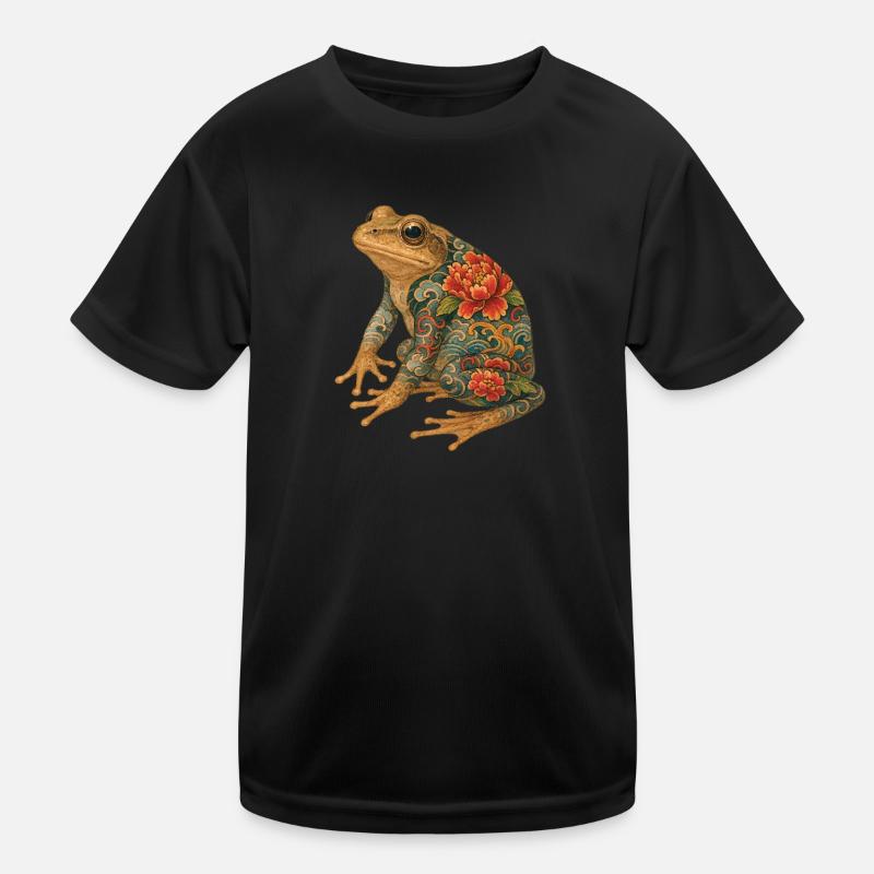Yakuza Frog – Stillness in Ink Kids Functional T-Shirt