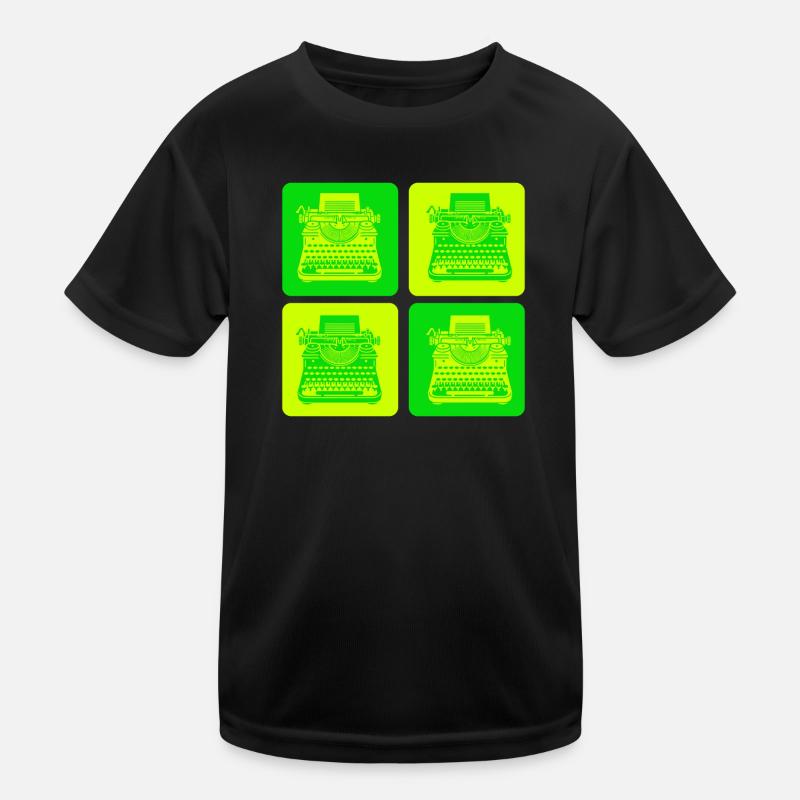 Conception de machine à écrire T-shirt sport Enfant