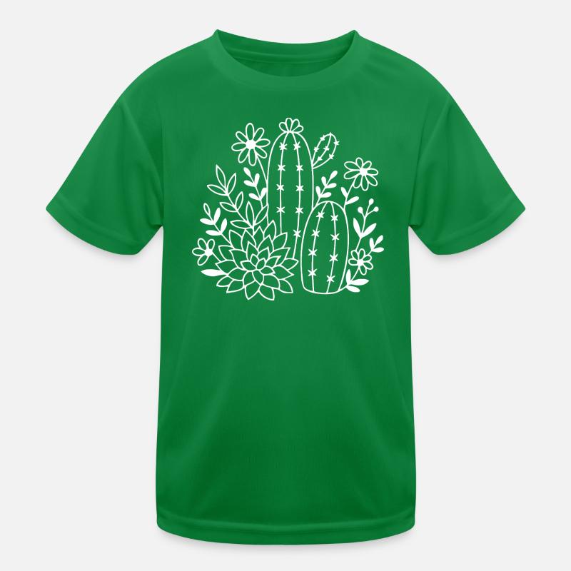 Wüstengarten-Blüten Kinder Funktions-T-Shirt