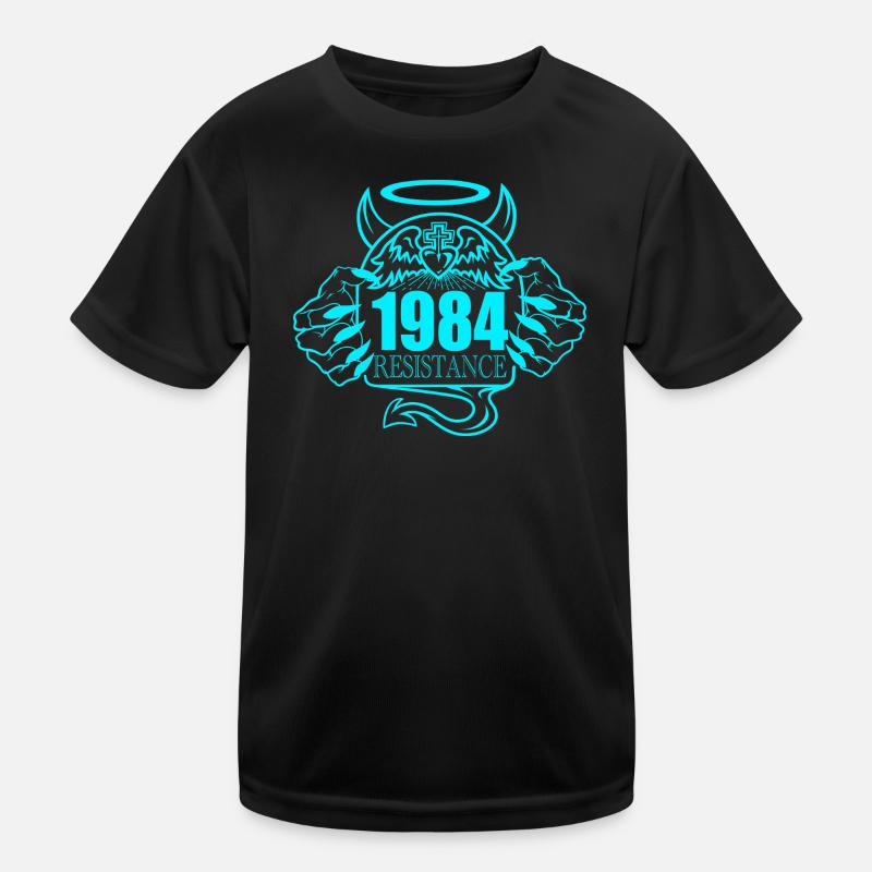 1984 Resistance – Rebel Against Control Design 3 Kids Functional T-Shirt