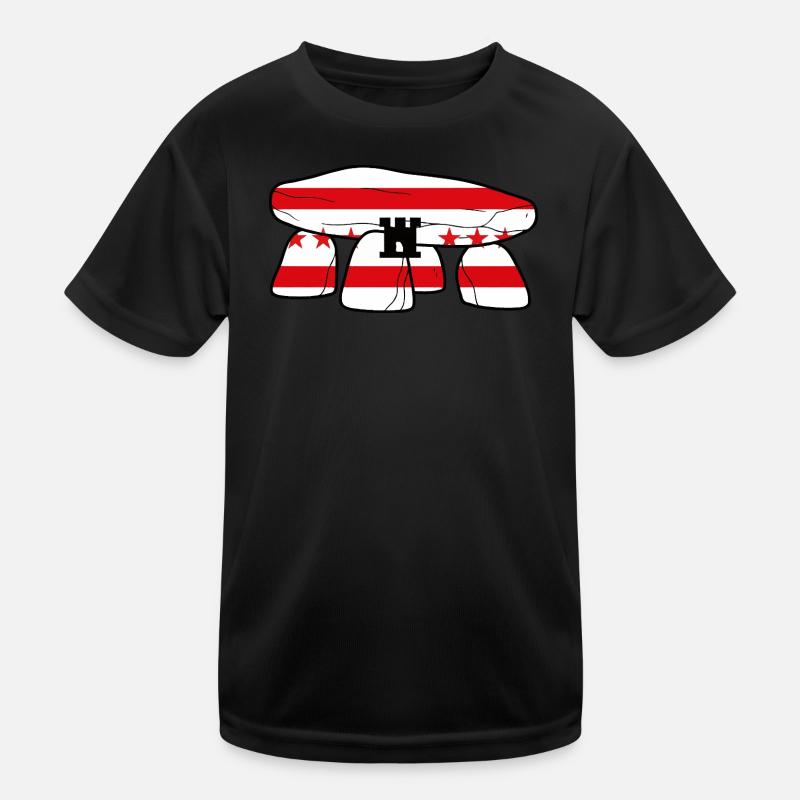 Drenthe Dolmen Kinder Funktions-T-Shirt