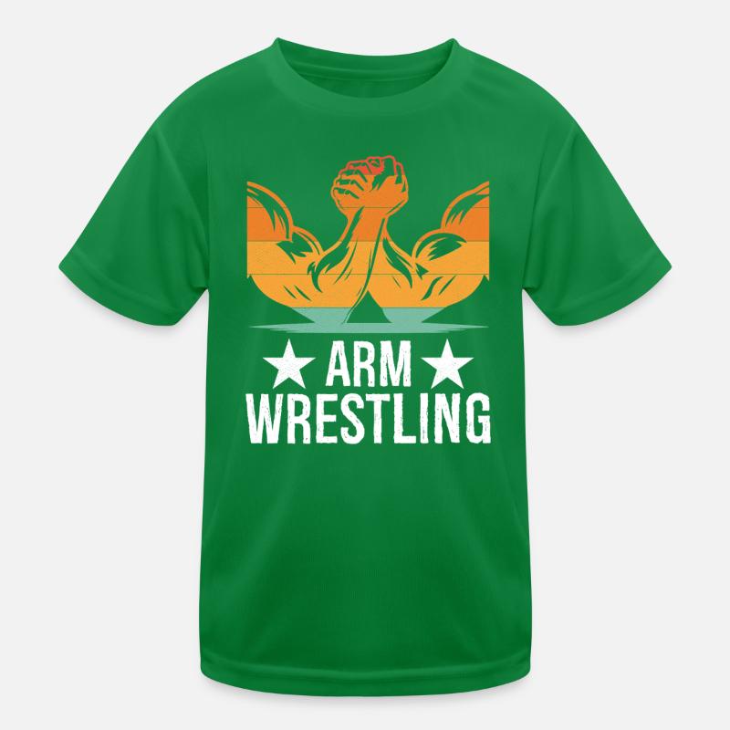 Arm Wrestling Tee Kids Functional T-Shirt