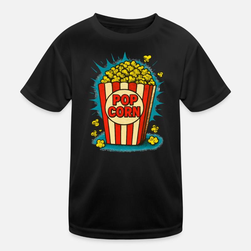 Popcorn Kinder Funktions-T-Shirt