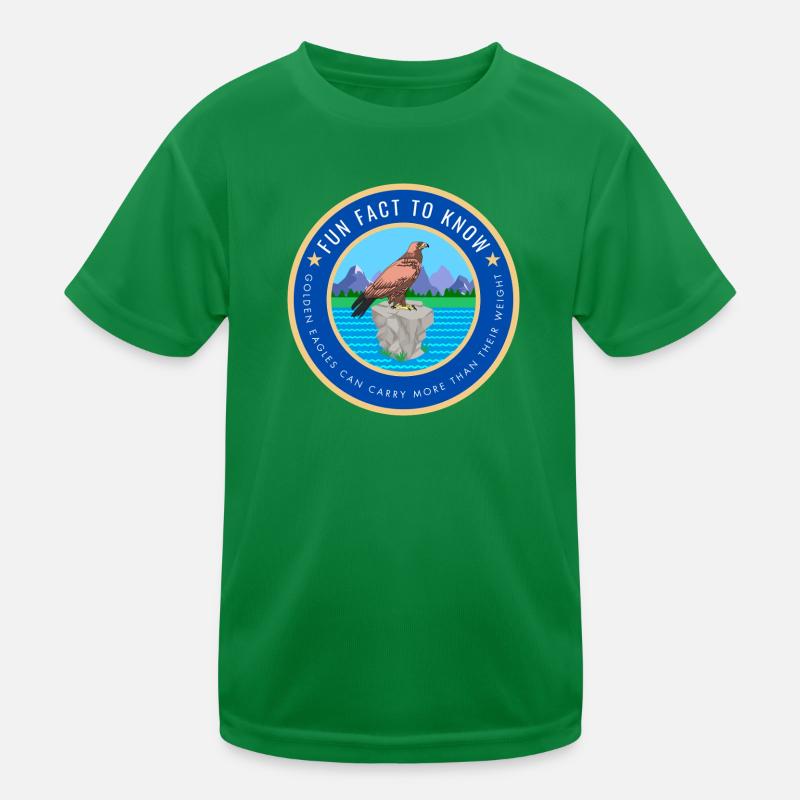 Golden Eagles can carry more than their weight Kids Functional T-Shirt