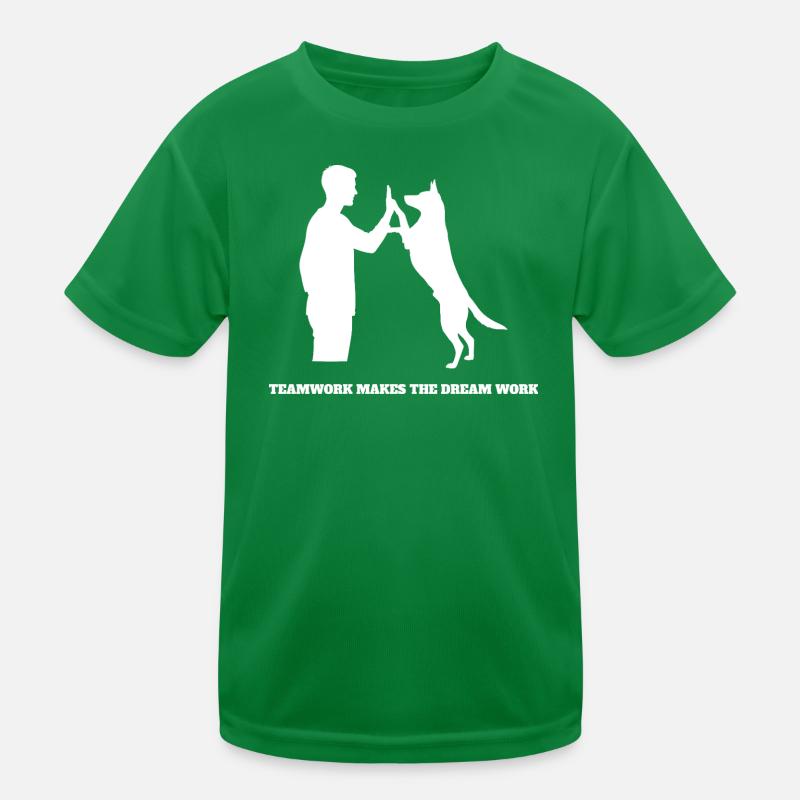 Teamwork makes the Dream Work Kinder Funktions-T-Shirt