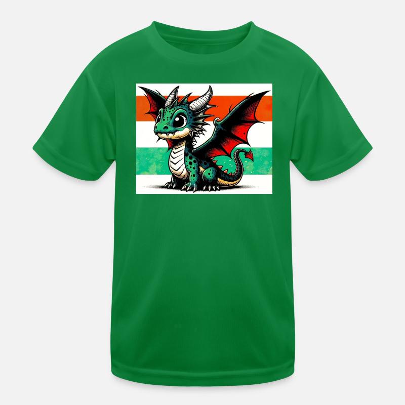 Drache Kinder Funktions-T-Shirt