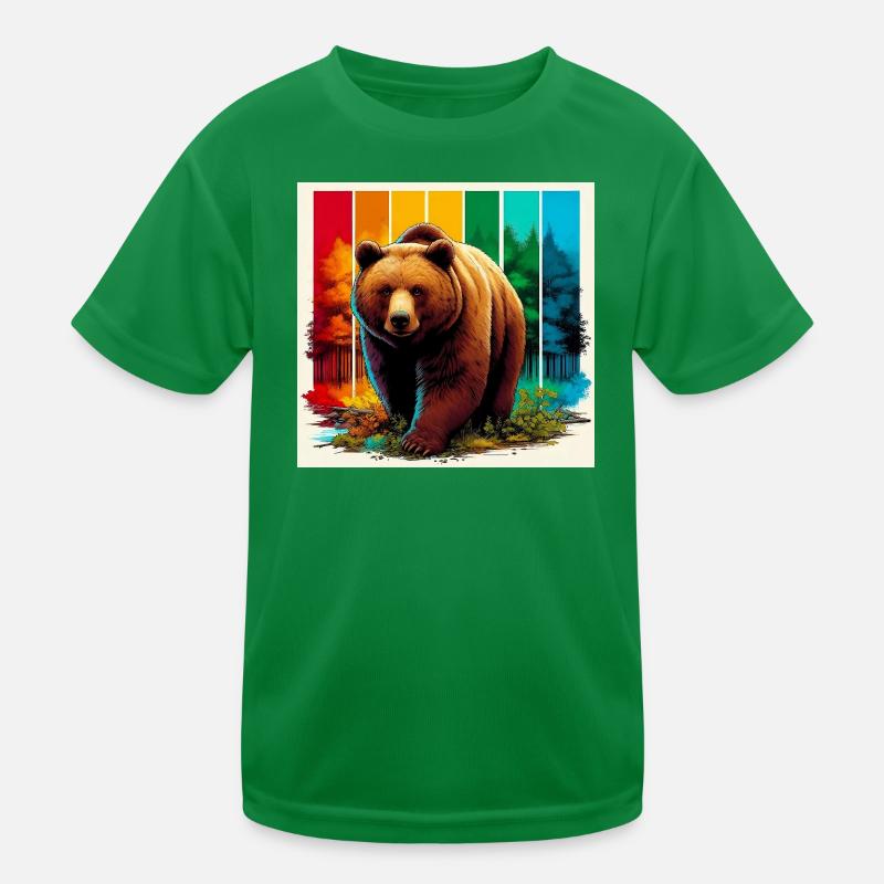 Bär Kinder Funktions-T-Shirt