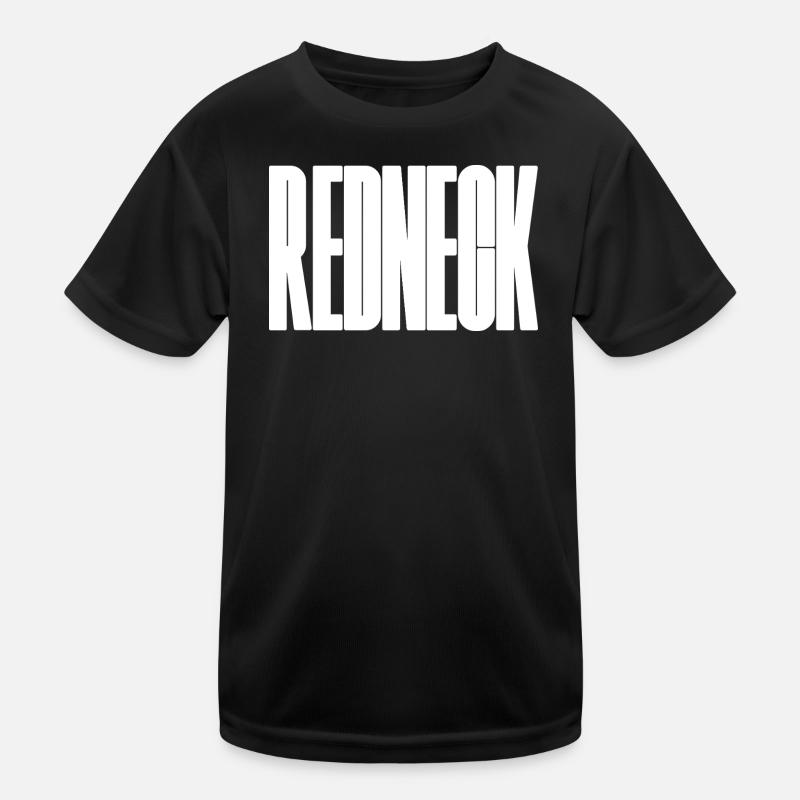 Redneck- big, bold and funny typographical design Kids Functional T-Shirt