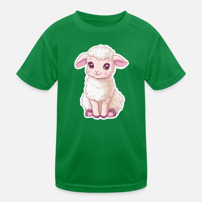Schaf Kinder Funktions-T-Shirt