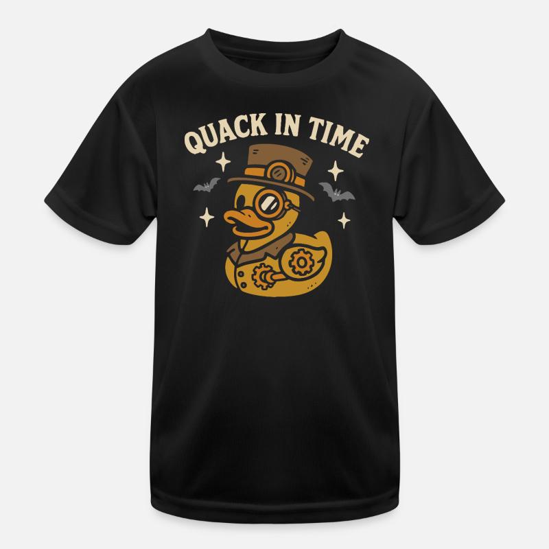 Vintage Steampunk Rubber Duck & Motif de dicton drôle T-shirt sport Enfant